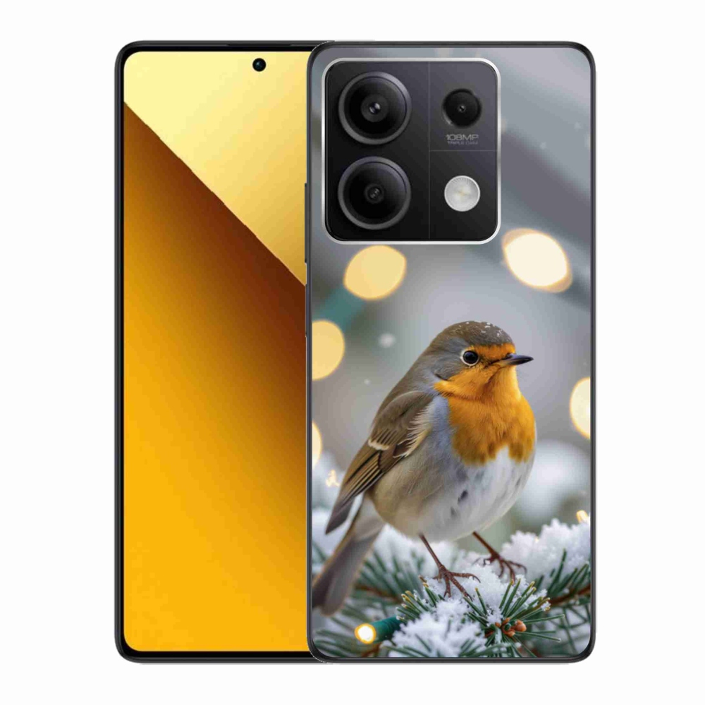 Gélový kryt mmCase na Xiaomi Redmi Note 13 5G - červienka v zime