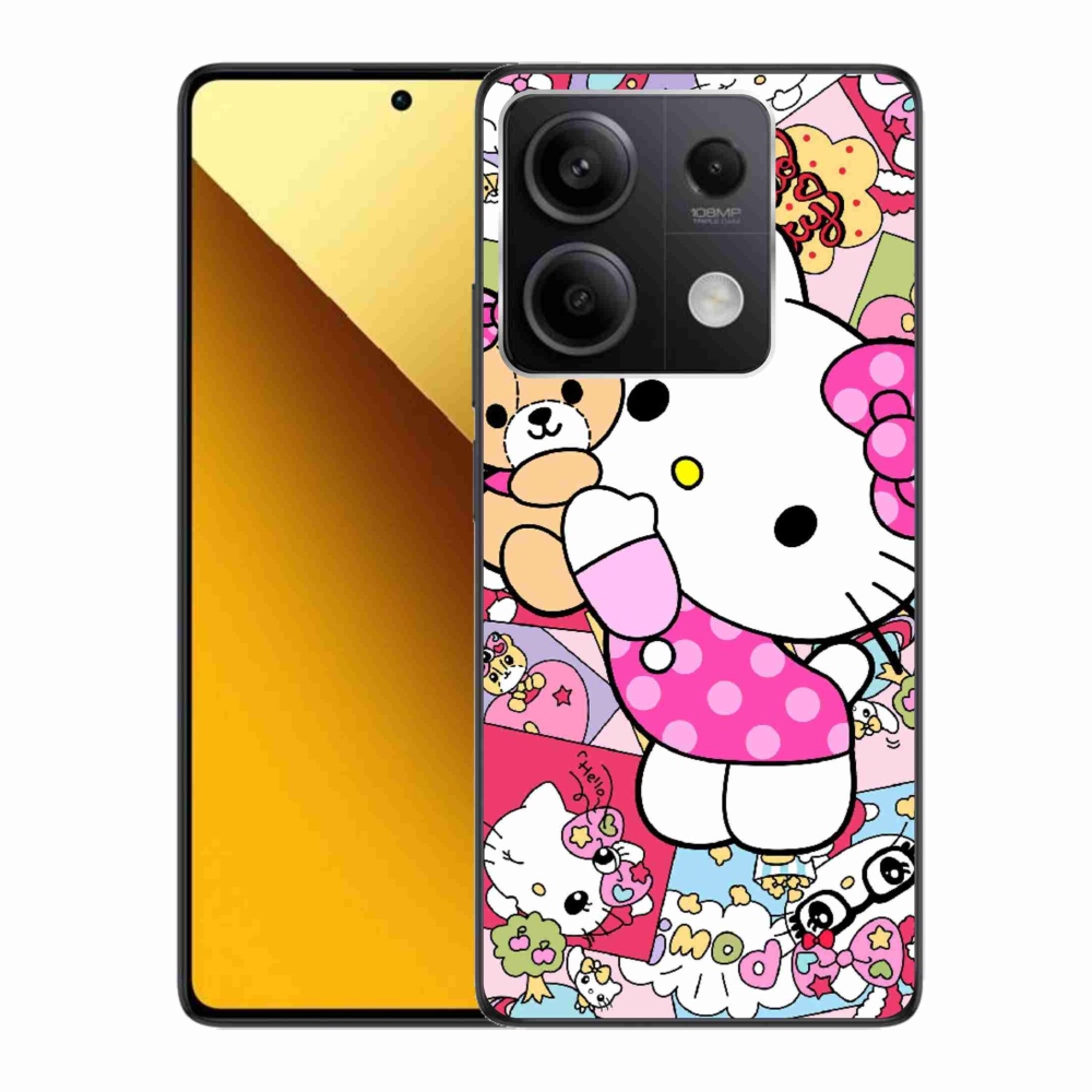 Gélový kryt mmCase na Xiaomi Redmi Note 13 5G - cute kitty