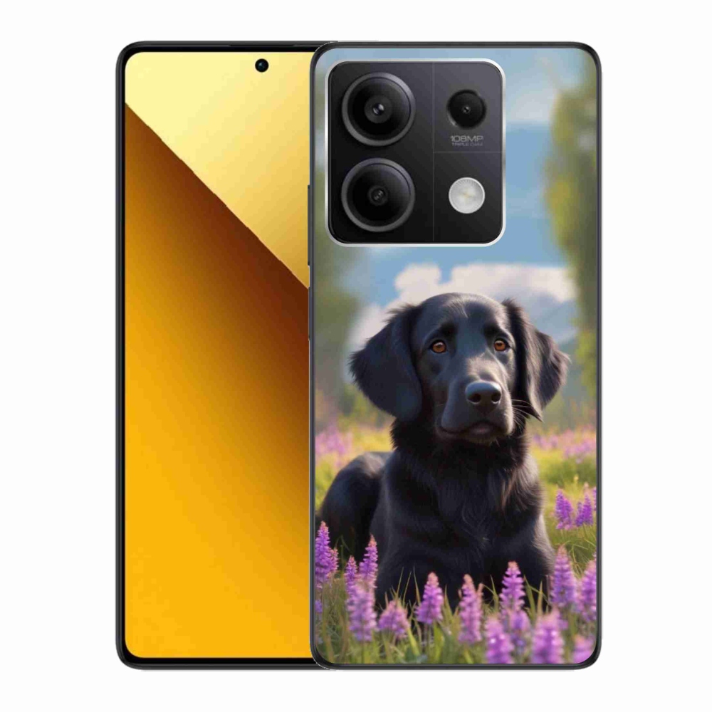 Gélový kryt mmCase na Xiaomi Redmi Note 13 5G - elegantný čierny retriever