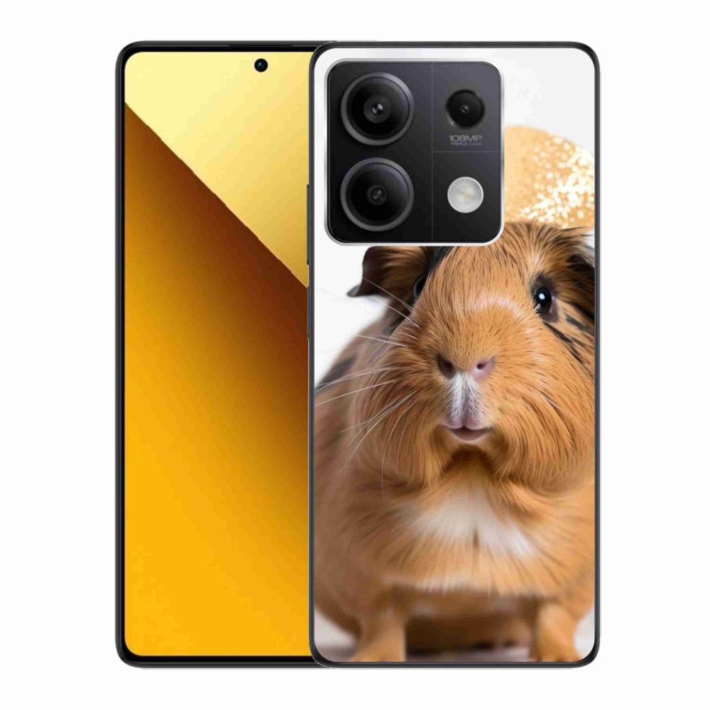 Gélový kryt mmCase na Xiaomi Redmi Note 13 5G - hnedé morča