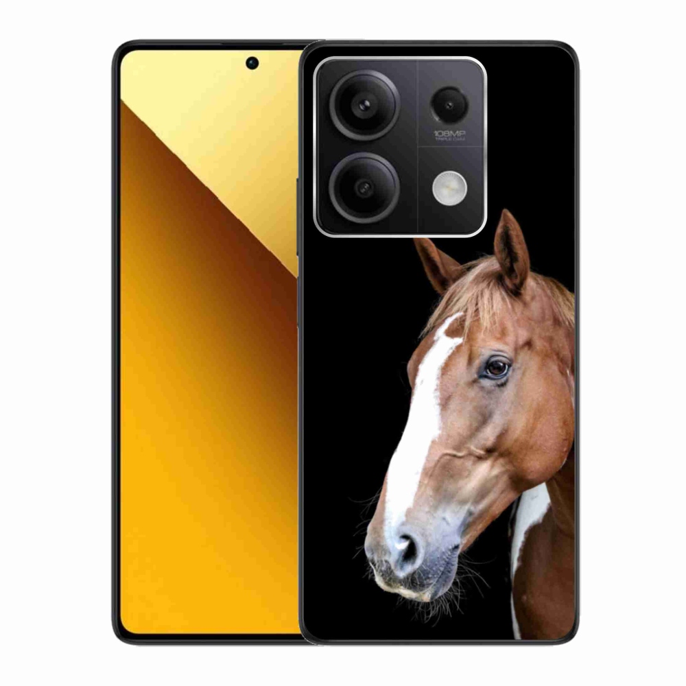 Gélový kryt mmCase na Xiaomi Redmi Note 13 5G - hnedý kôň 3