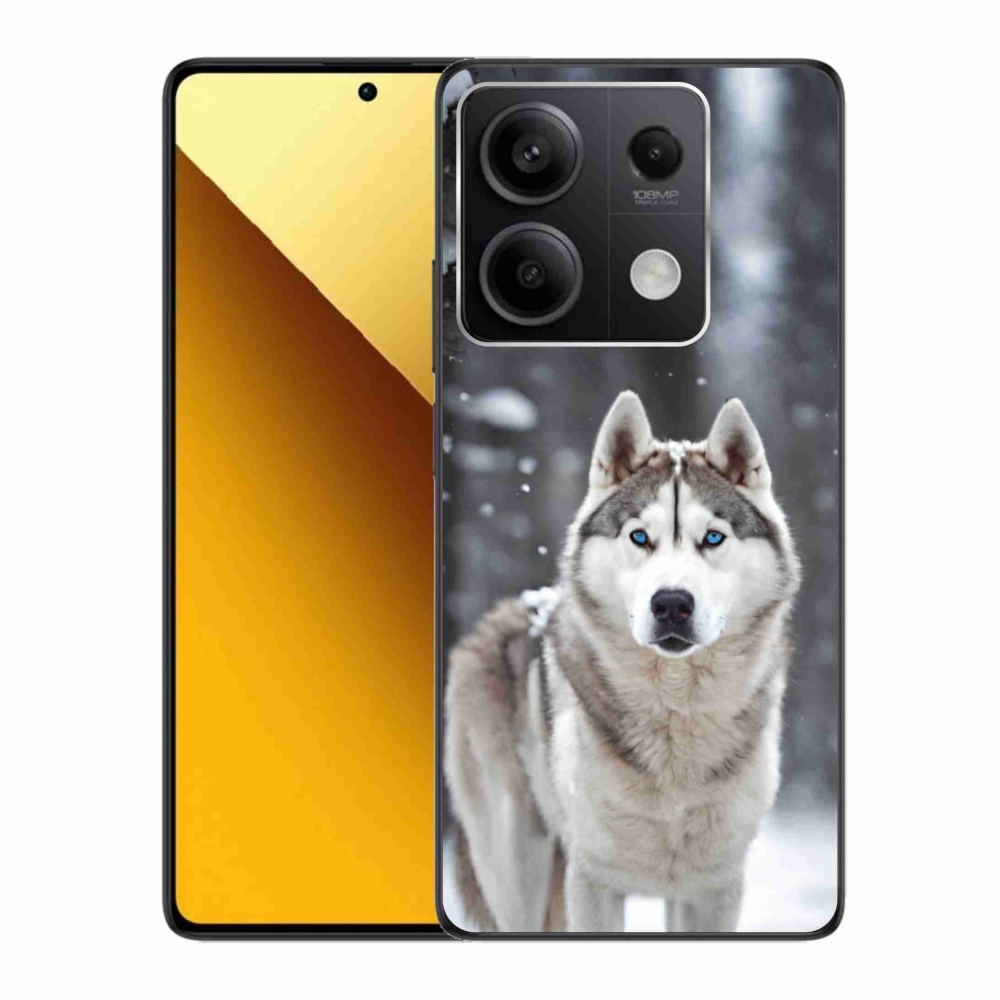Gélový kryt mmCase na Xiaomi Redmi Note 13 5G - husky 2