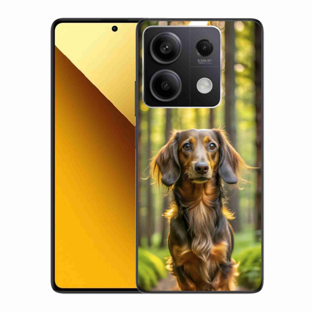 Gélový kryt mmCase na Xiaomi Redmi Note 13 5G - jazvečík 4