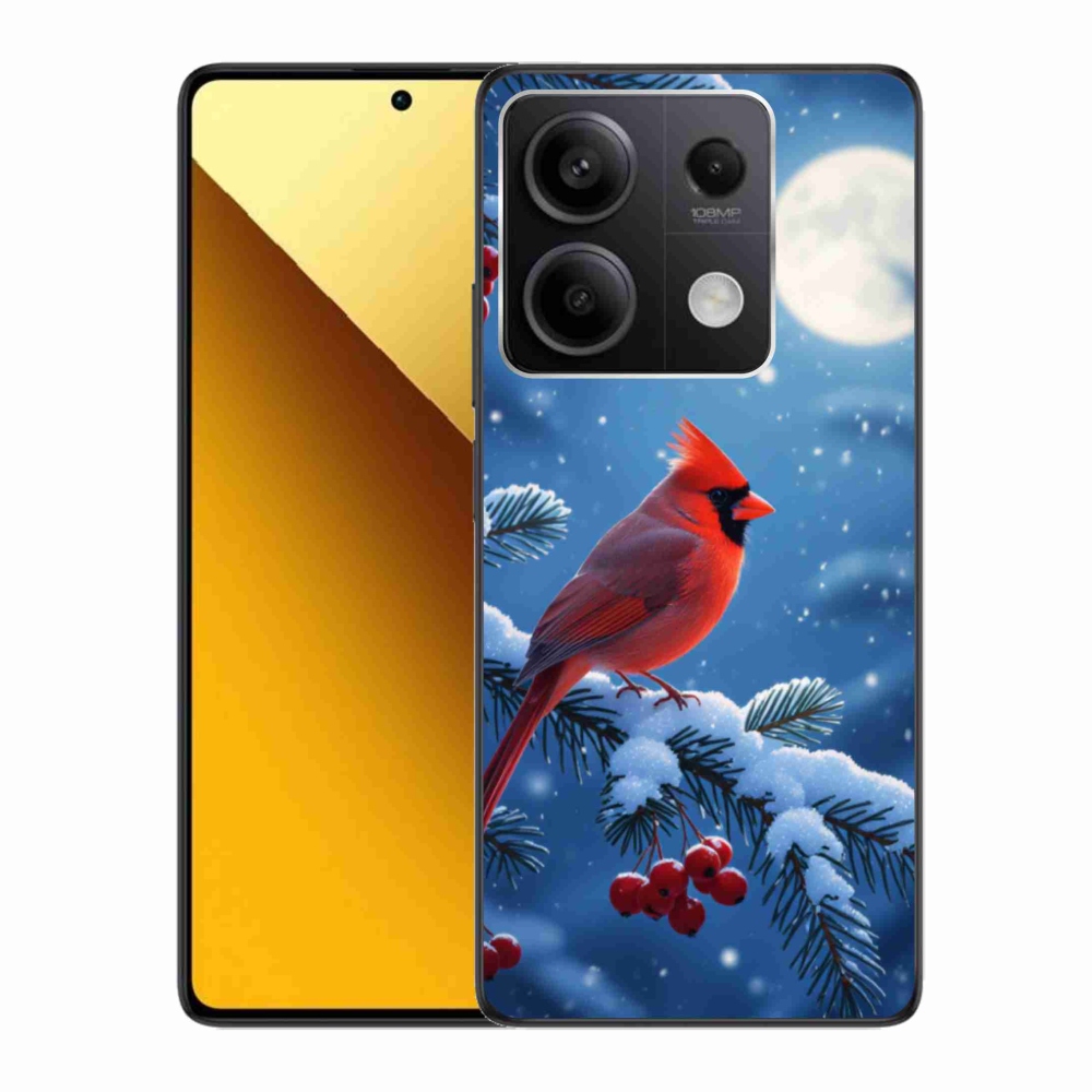 Gélový kryt mmCase na Xiaomi Redmi Note 13 5G - kardinál červený
