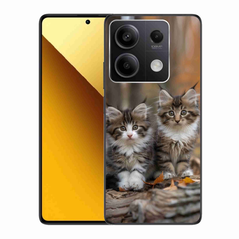 Gélový kryt mmCase na Xiaomi Redmi Note 13 5G - mačacie duo 3