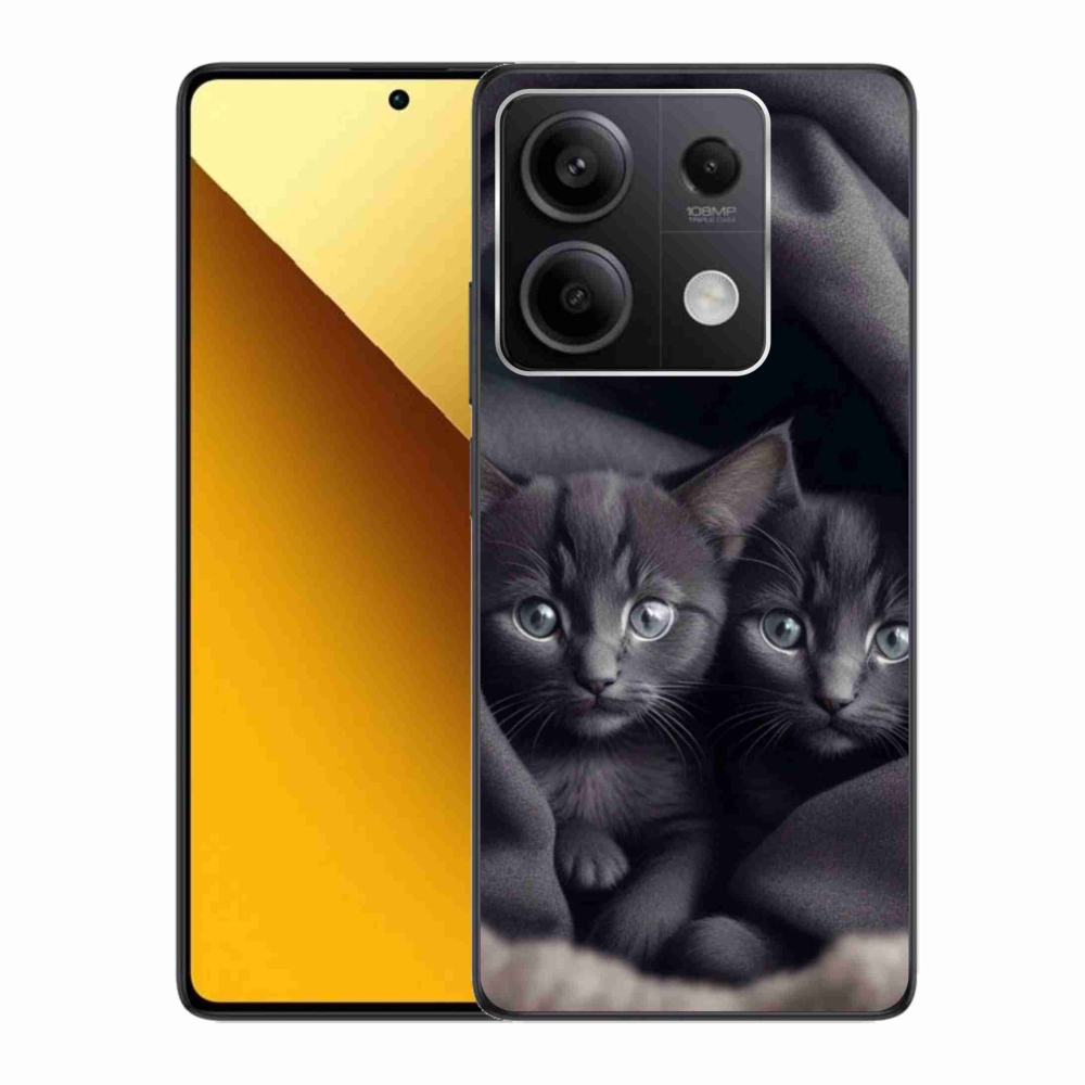 Gélový kryt mmCase na Xiaomi Redmi Note 13 5G - mačacie duo