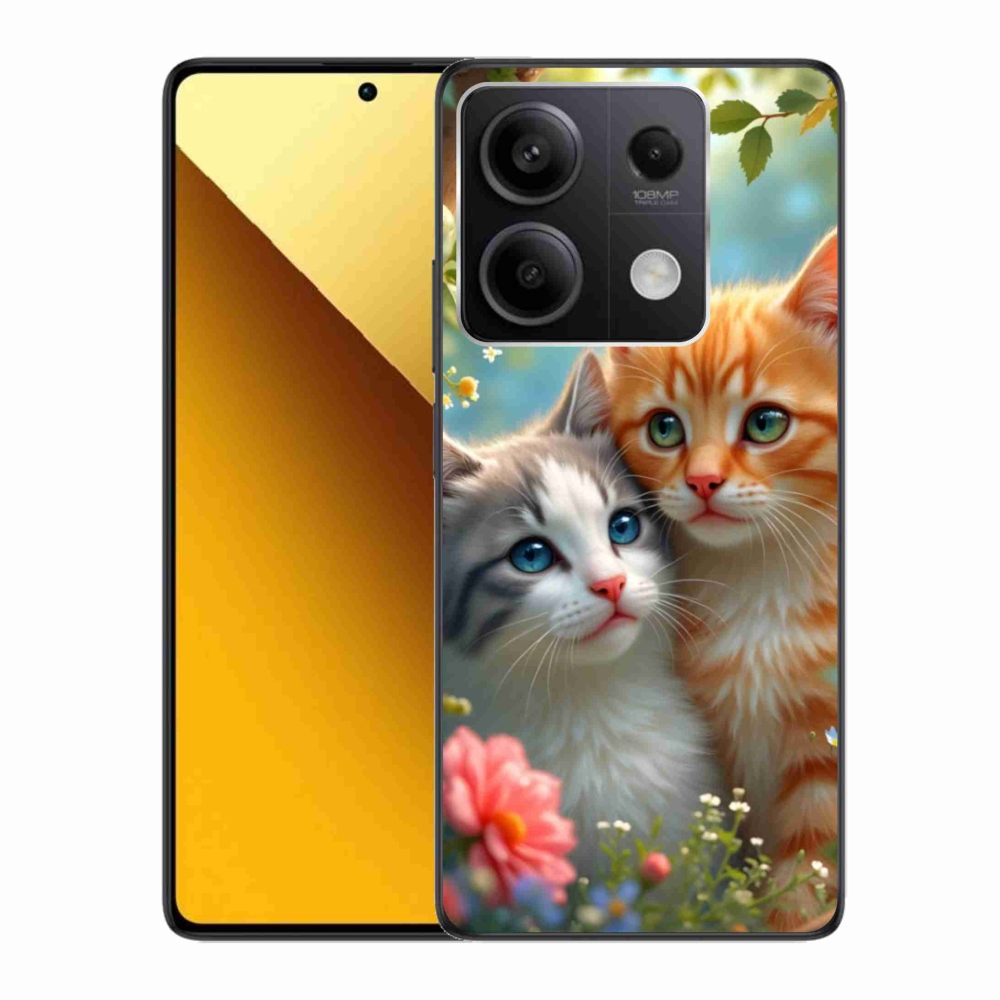 Gélový kryt mmCase na Xiaomi Redmi Note 13 5G - mačacia láska 2