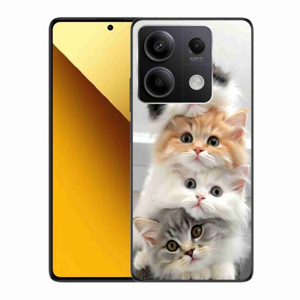 Gélový kryt mmCase na Xiaomi Redmi Note 13 5G - mačacia partia
