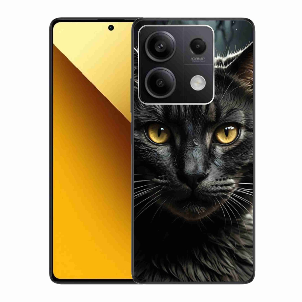 Gélový kryt mmCase na Xiaomi Redmi Note 13 5G - mačacie pohľad 3