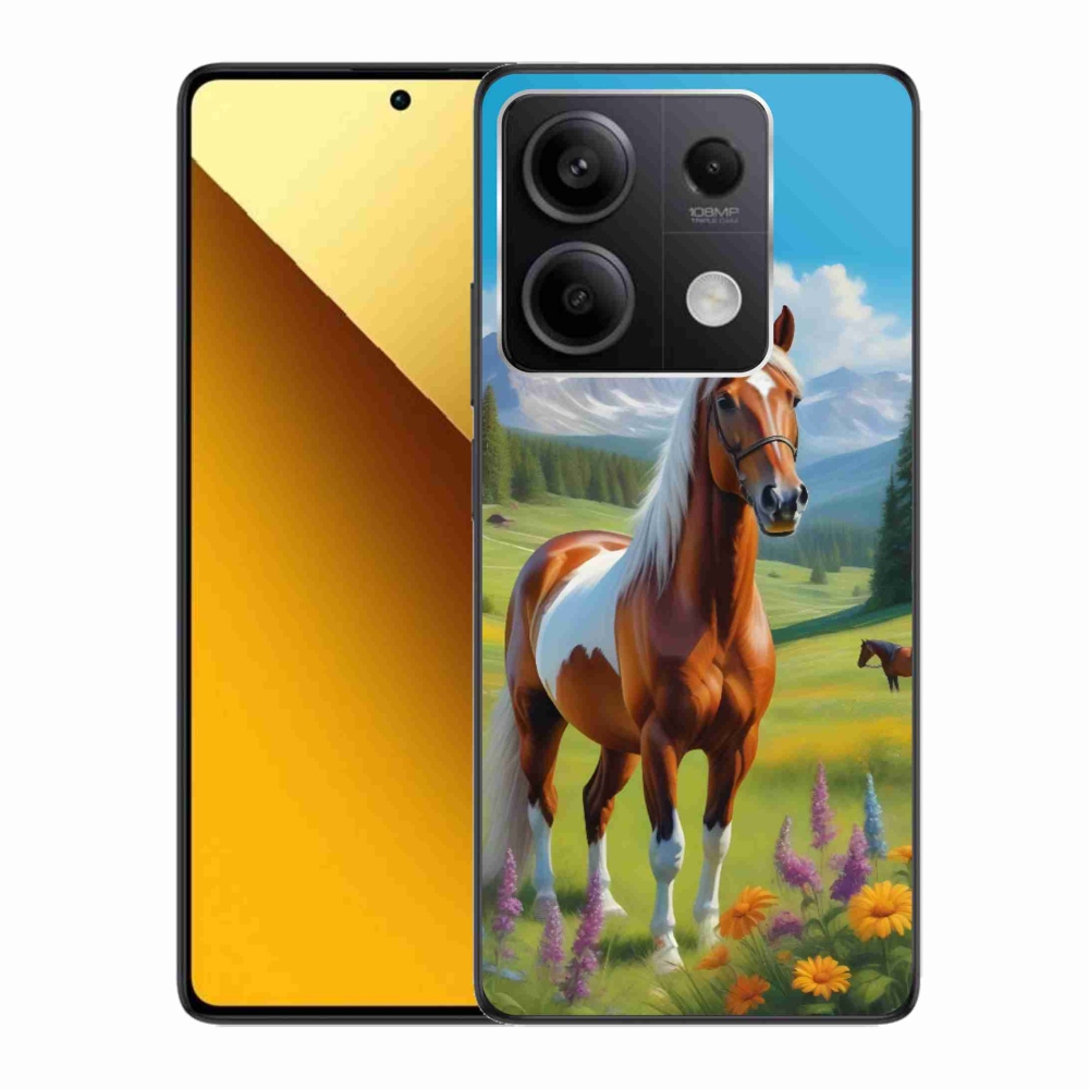 Gélový kryt mmCase na Xiaomi Redmi Note 13 5G - kôň na lúke