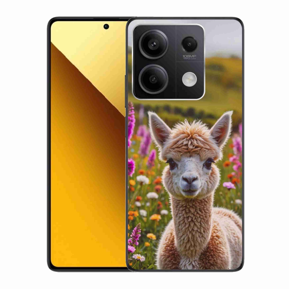 Gélový kryt mmCase na Xiaomi Redmi Note 13 5G - lama na lúke