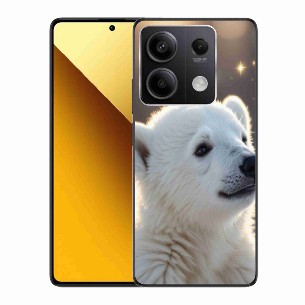 Gélový kryt mmCase na Xiaomi Redmi Note 13 5G - ľadový medveď