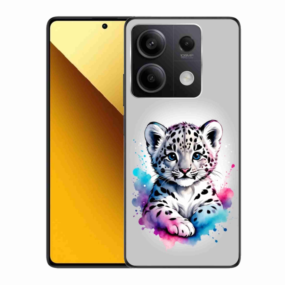 Gélový kryt mmCase na Xiaomi Redmi Note 13 5G - leopardej mláďa