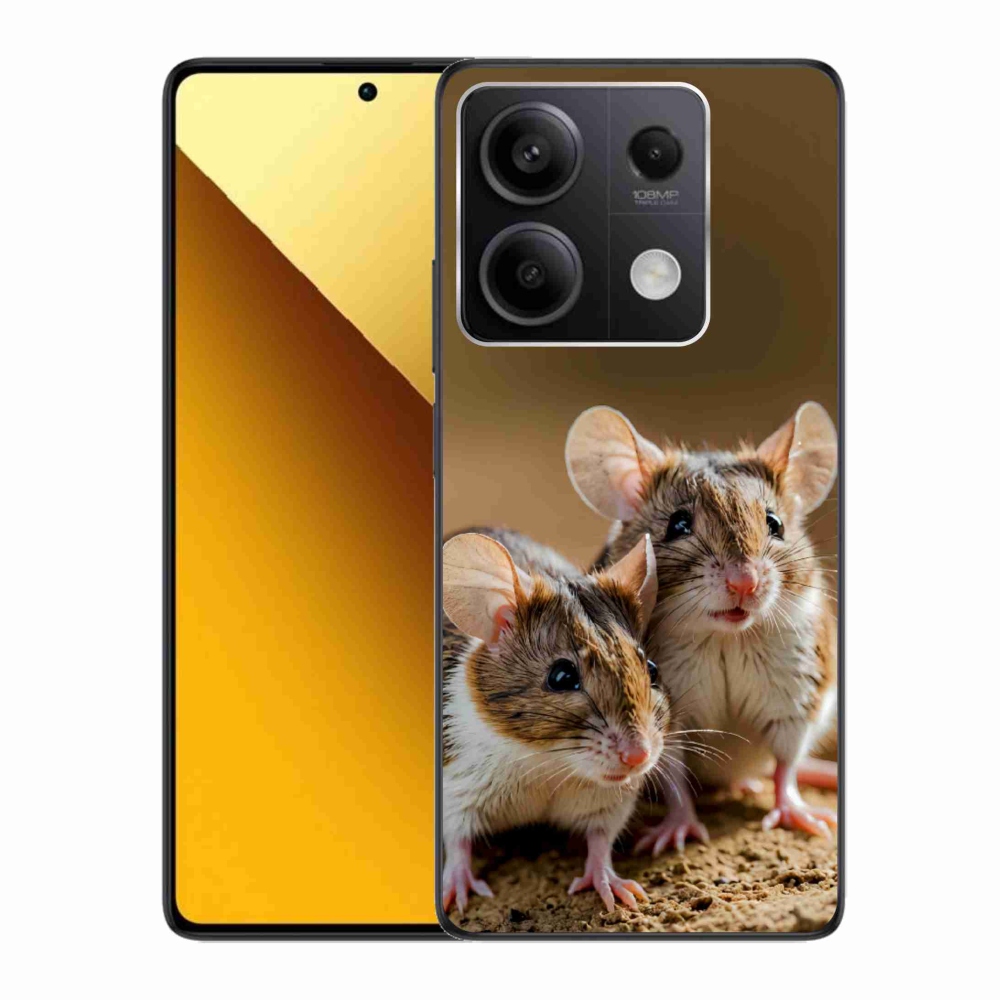 Gélový kryt mmCase na Xiaomi Redmi Note 13 5G - myší duo