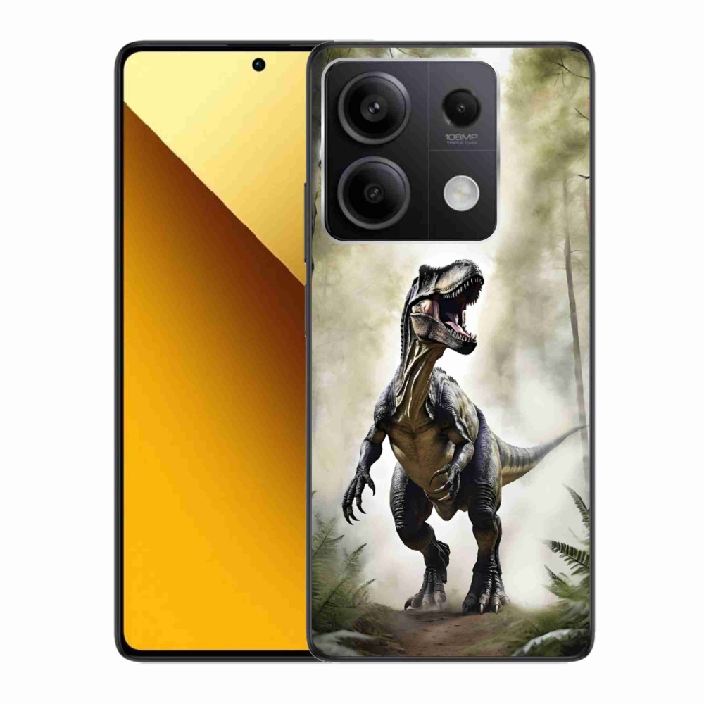 Gélový kryt mmCase na Xiaomi Redmi Note 13 5G - naštvaný T-Rex