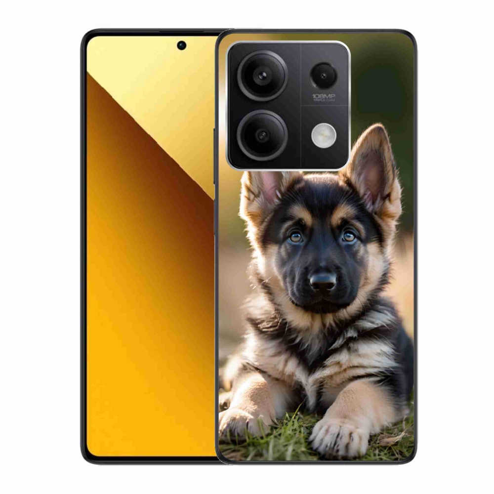 Gélový kryt mmCase na Xiaomi Redmi Note 13 5G - nemecký ovčiak v prírode