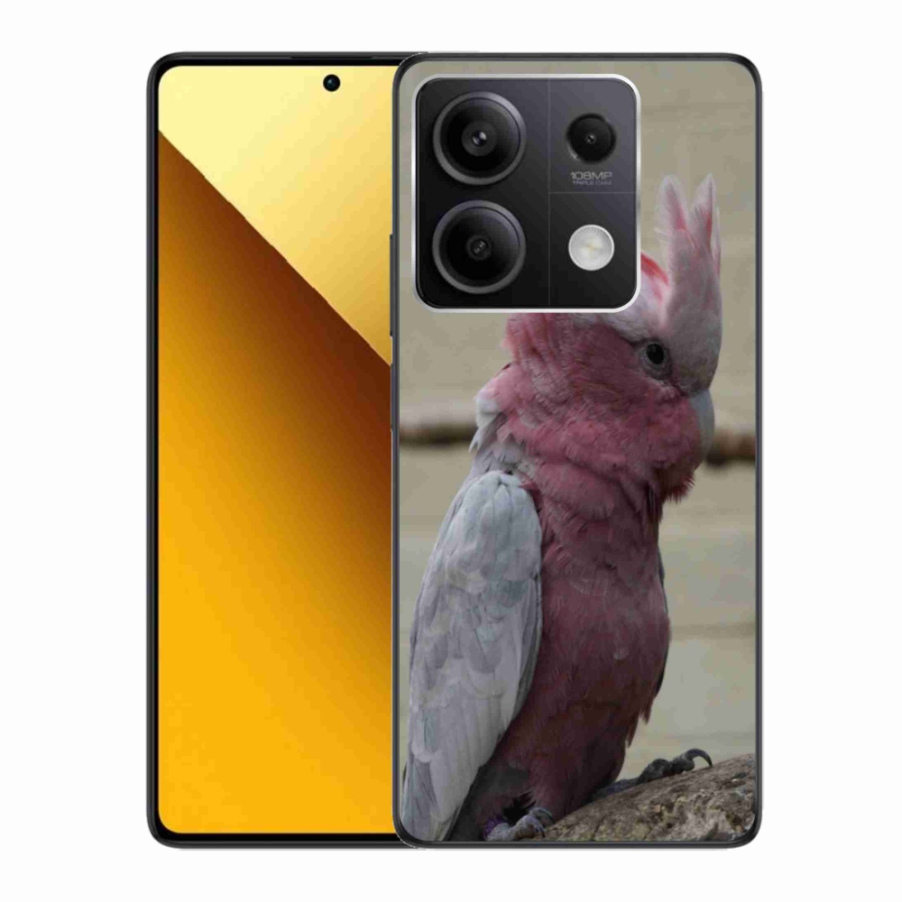 Gélový kryt mmCase na Xiaomi Redmi Note 13 5G - papagáj kakadu ružový