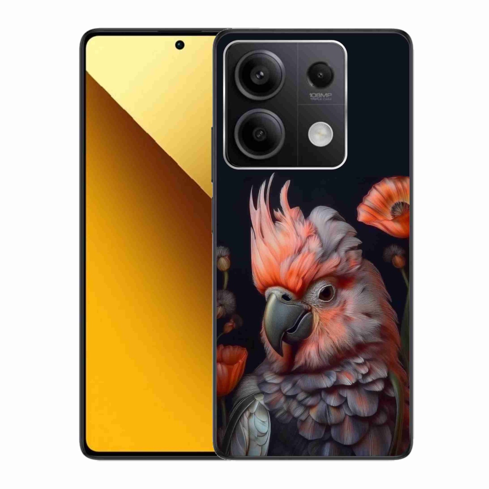 Gélový kryt mmCase na Xiaomi Redmi Note 13 5G - papagáj kakadu vo farbách