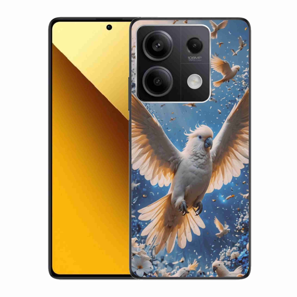 Gélový kryt mmCase na Xiaomi Redmi Note 13 5G - papagáj kakadu