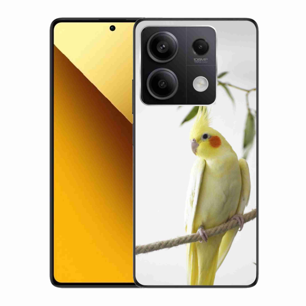 Gélový kryt mmCase na Xiaomi Redmi Note 13 5G - papagáj korela chocholatá