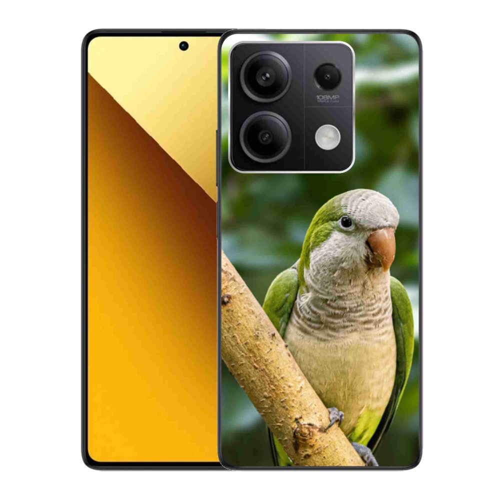 Gélový kryt mmCase na Xiaomi Redmi Note 13 5G - papagáj mníšok