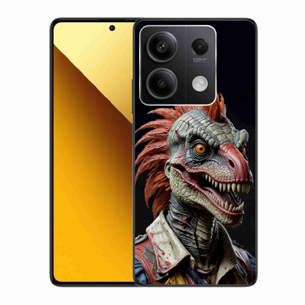 Gélový kryt mmCase na Xiaomi Redmi Note 13 5G - punk dinosaurus