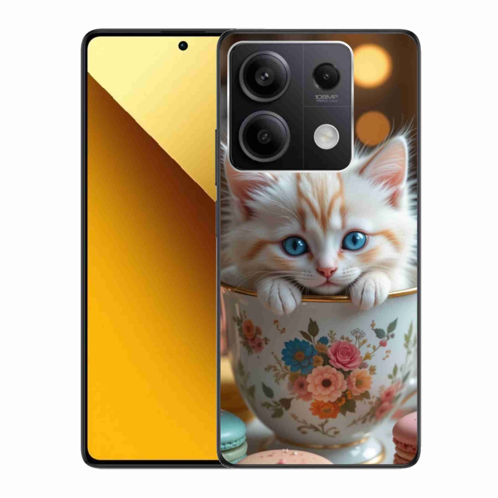 Gélový kryt mmCase na Xiaomi Redmi Note 13 5G - roztomilé mačiatko 6