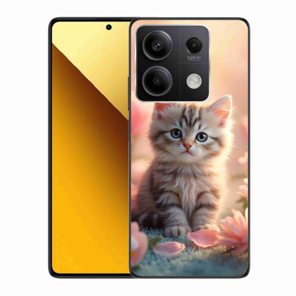 Gélový kryt mmCase na Xiaomi Redmi Note 13 5G - roztomilé mačiatko 8