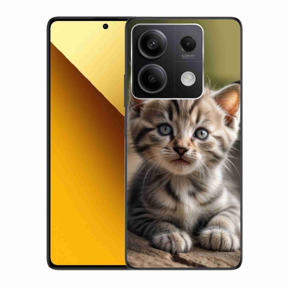 Gélový kryt mmCase na Xiaomi Redmi Note 13 5G - roztomilé mačiatko 9
