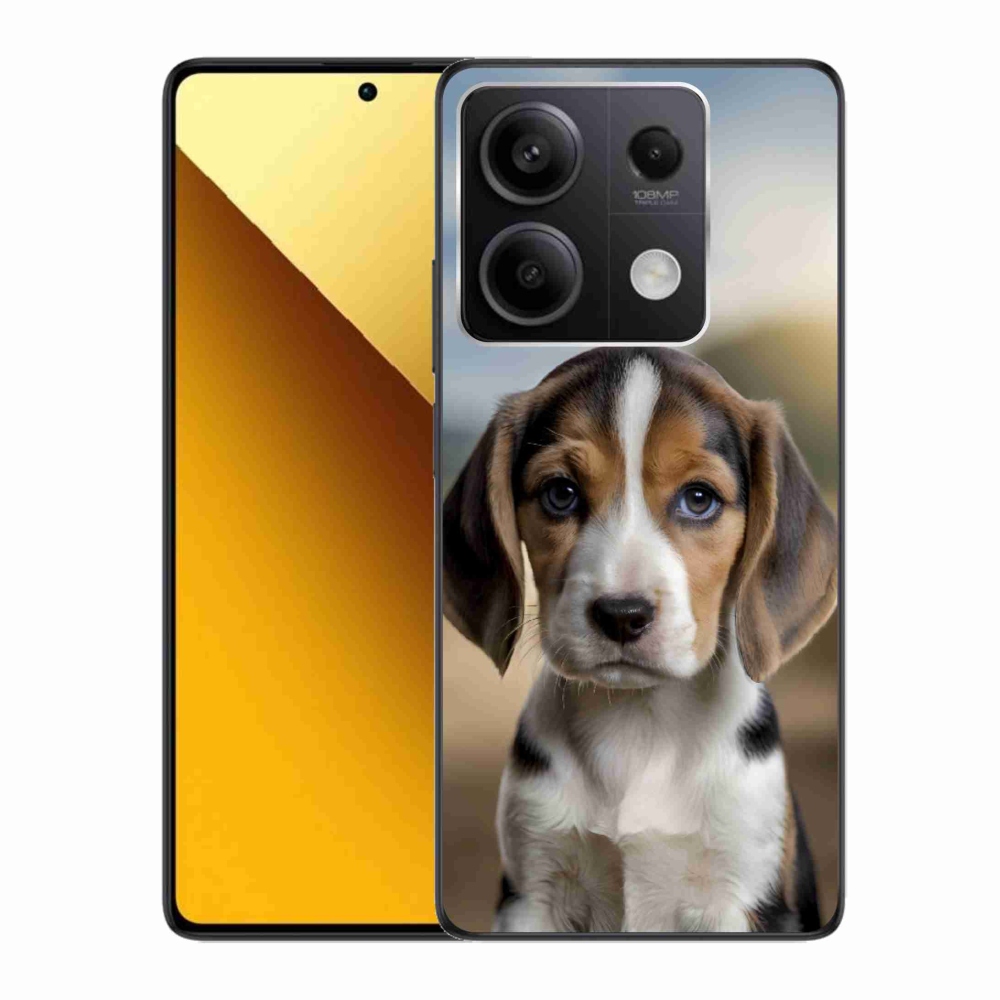 Gélový kryt mmCase na Xiaomi Redmi Note 13 5G - roztomilý bígl