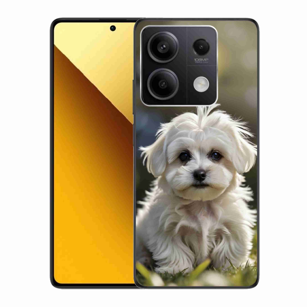 Gélový kryt mmCase na Xiaomi Redmi Note 13 5G - roztomilý maltézsky psík