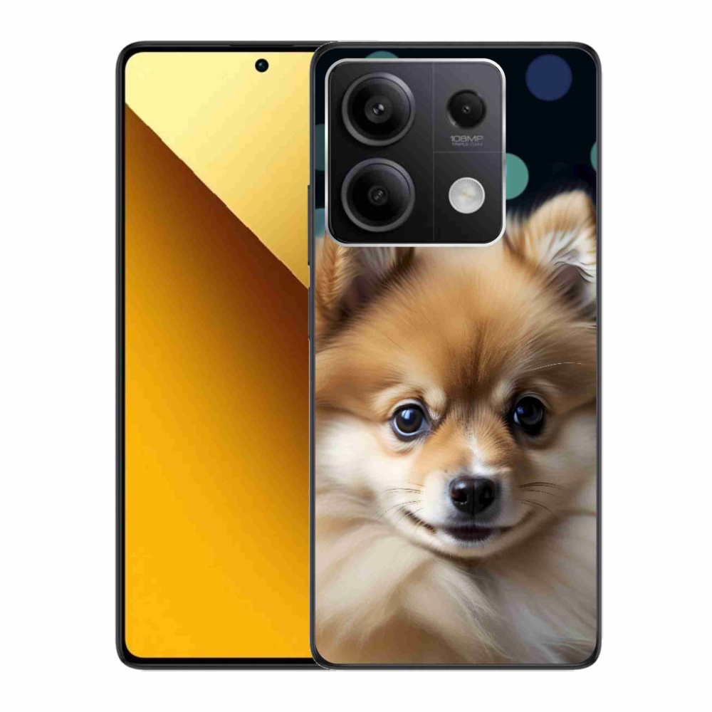 Gélový kryt mmCase na Xiaomi Redmi Note 13 5G - roztomilý pomeranian