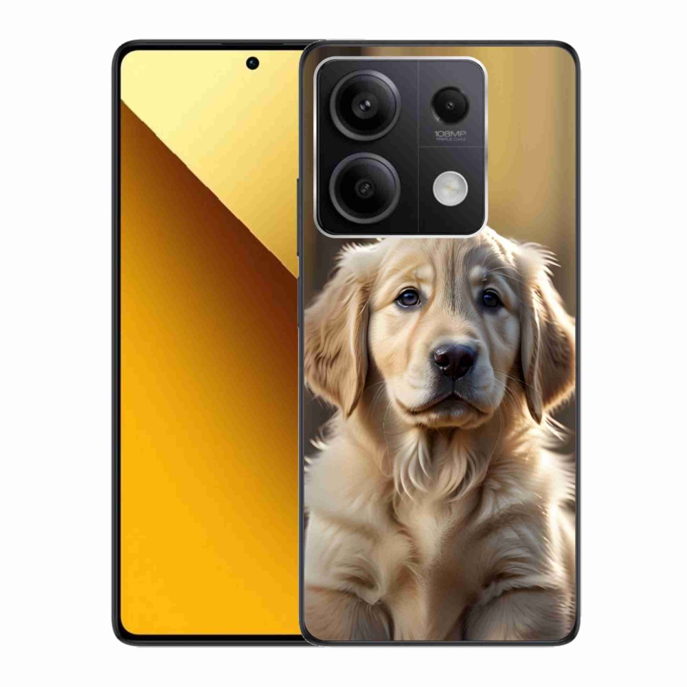 Gélový kryt mmCase na Xiaomi Redmi Note 13 5G - roztomilý zlatý retriever