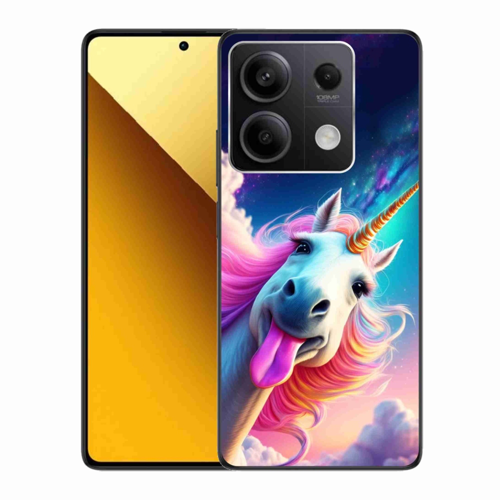 Gélový kryt mmCase na Xiaomi Redmi Note 13 5G - šialený jednorožec