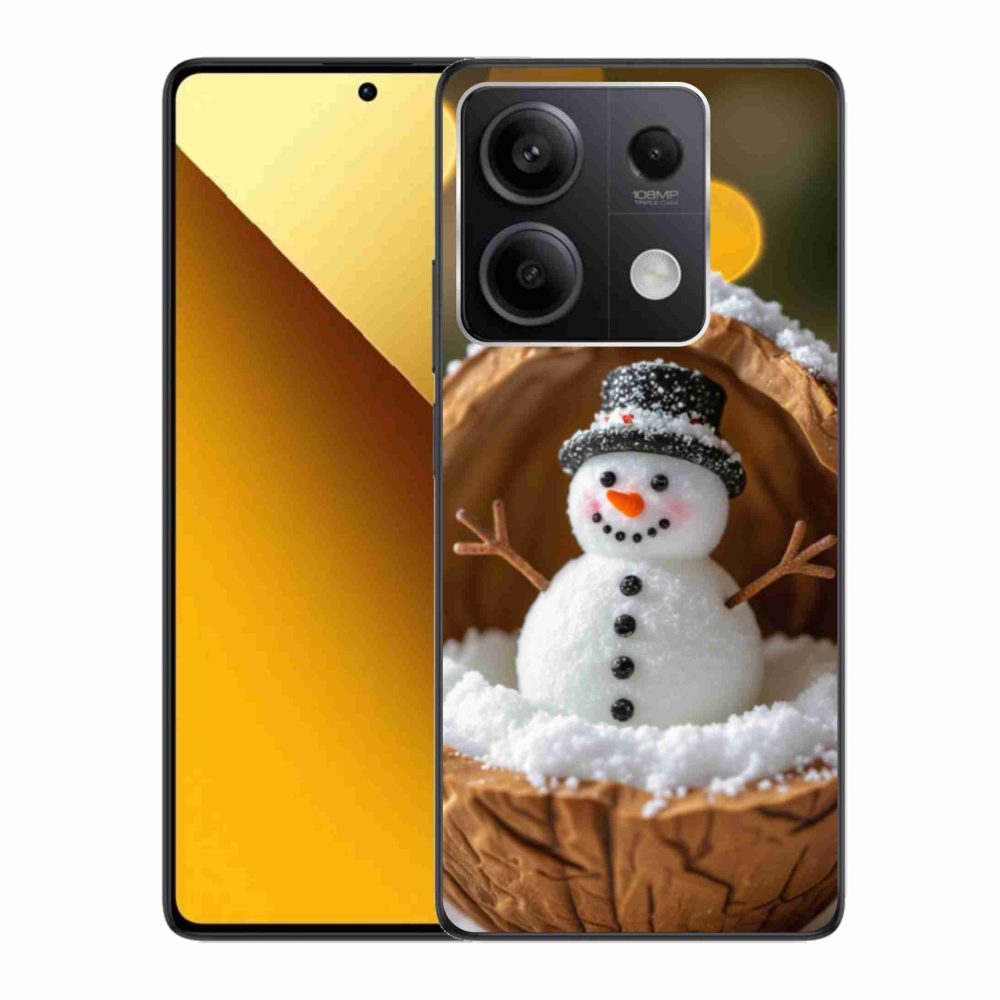 Gélový kryt mmCase na Xiaomi Redmi Note 13 5G - snehuliak 4
