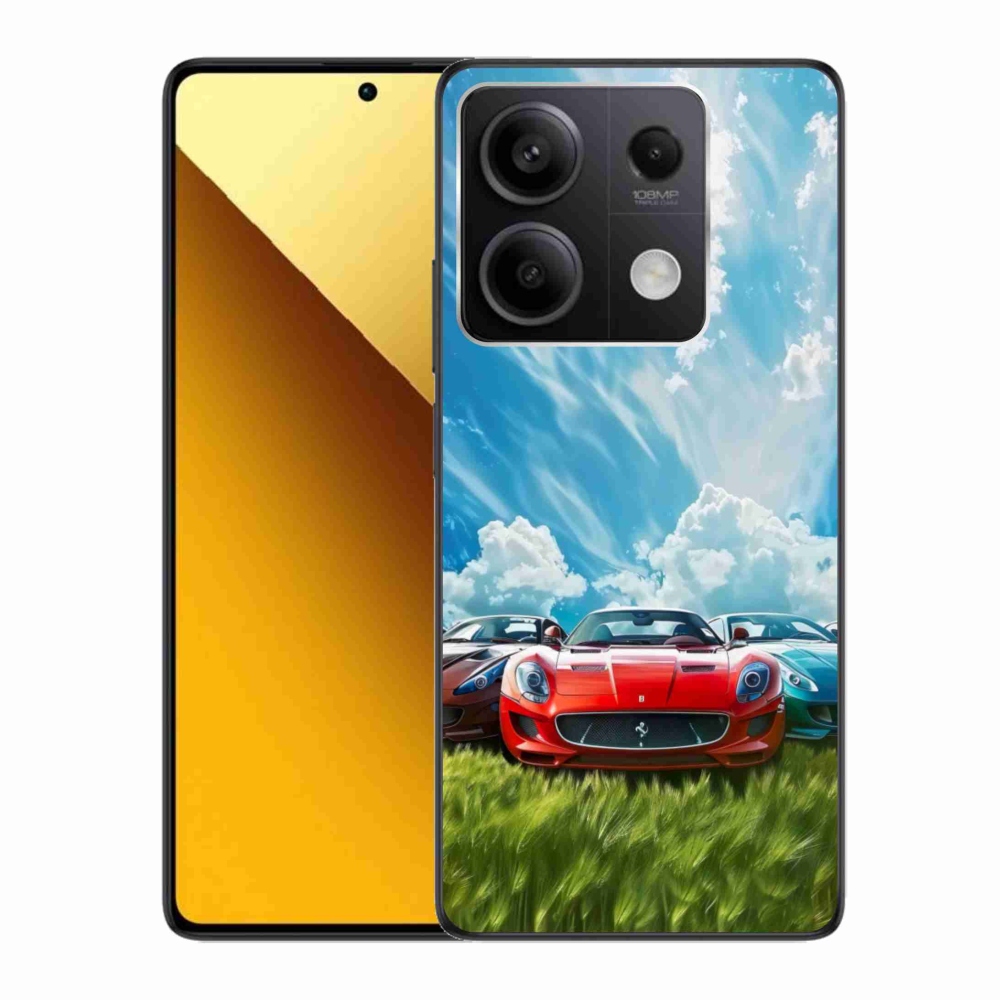 Gélový kryt mmCase na Xiaomi Redmi Note 13 5G - športové vozidlá