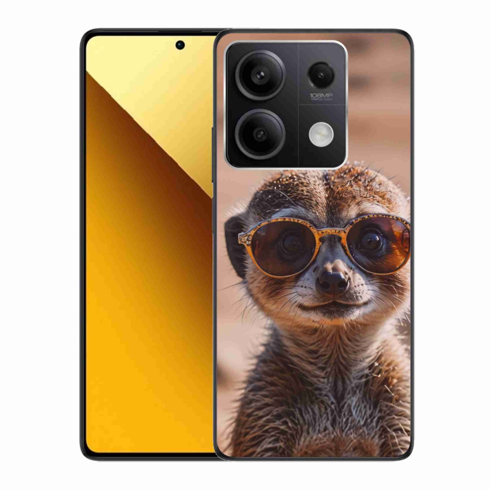 Gélový kryt mmCase na Xiaomi Redmi Note 13 5G - štýlová surikata
