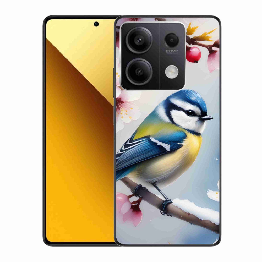 Gélový kryt mmCase na Xiaomi Redmi Note 13 5G - sýkorka