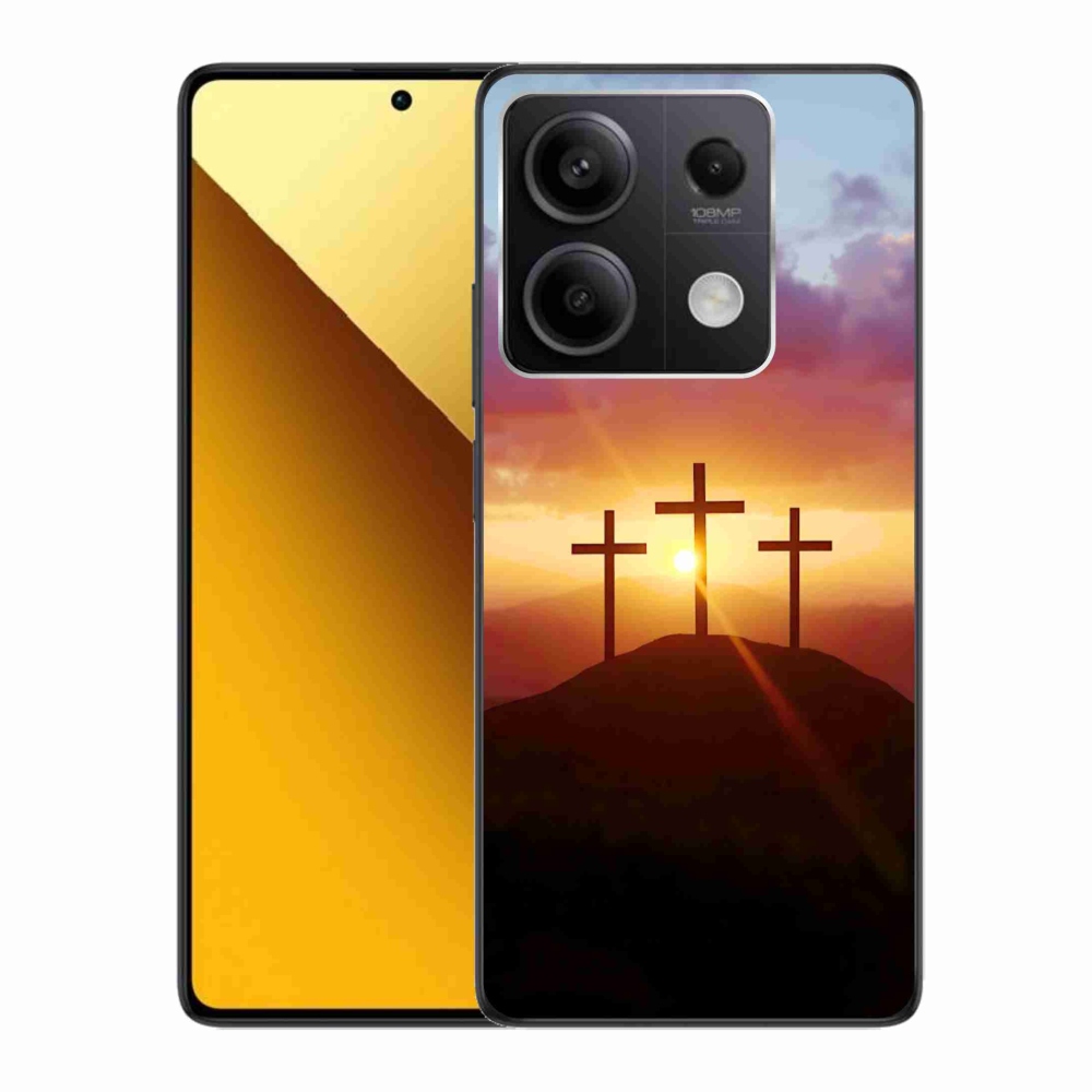 Gélový kryt mmCase na Xiaomi Redmi Note 13 5G - tri kríža