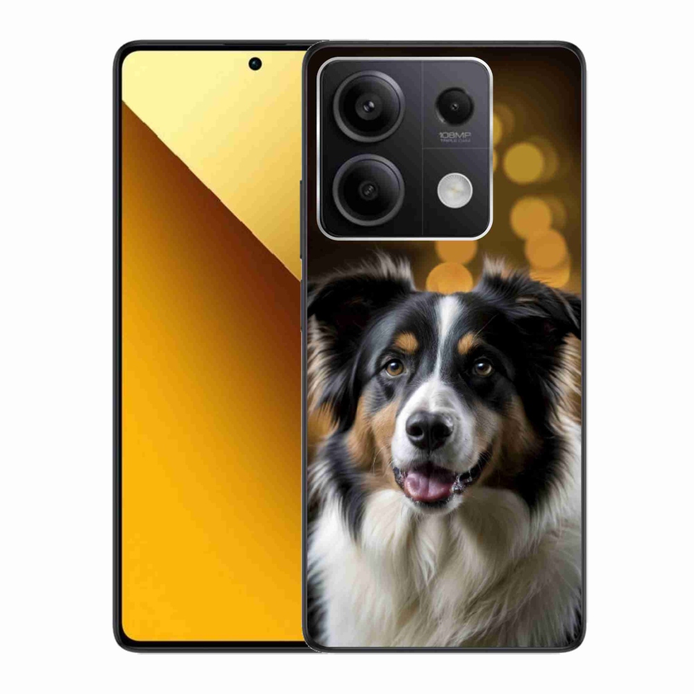 Gélový kryt mmCase na Xiaomi Redmi Note 13 5G - usmievavý austrálsky ovčiak
