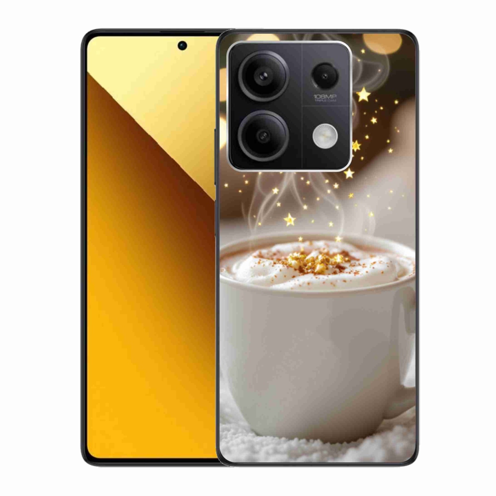 Gélový kryt mmCase na Xiaomi Redmi Note 13 5G - vianočný horúci nápoj