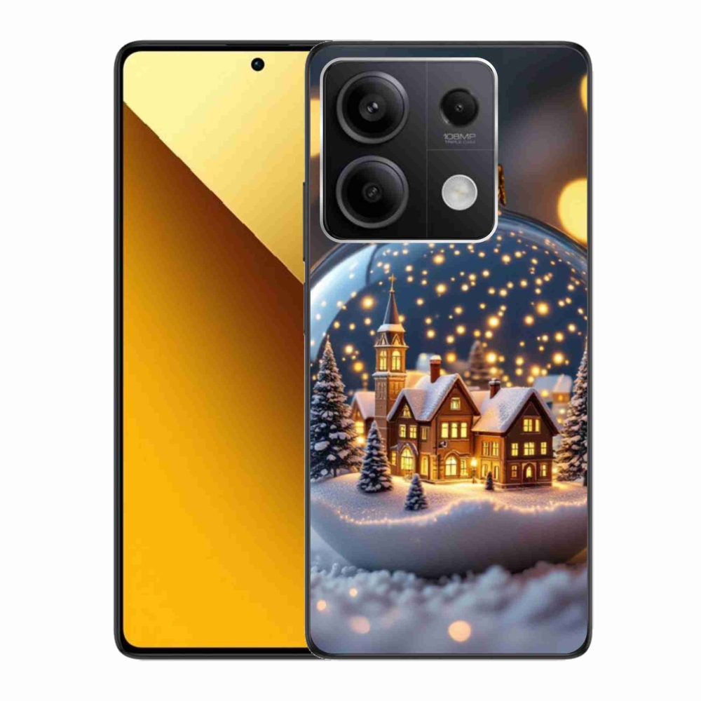 Gélový kryt mmCase na Xiaomi Redmi Note 13 5G - vianočné gule 4
