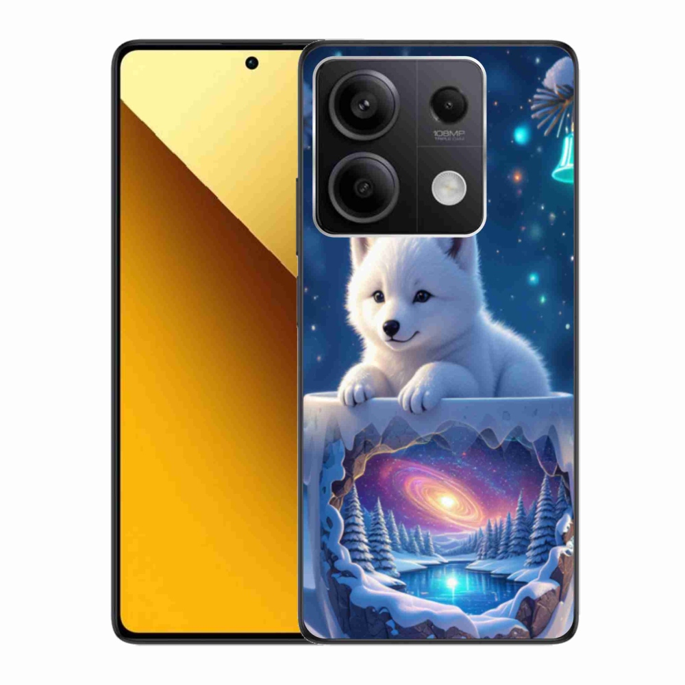 Gélový kryt mmCase na Xiaomi Redmi Note 13 5G - vianočné šteňa