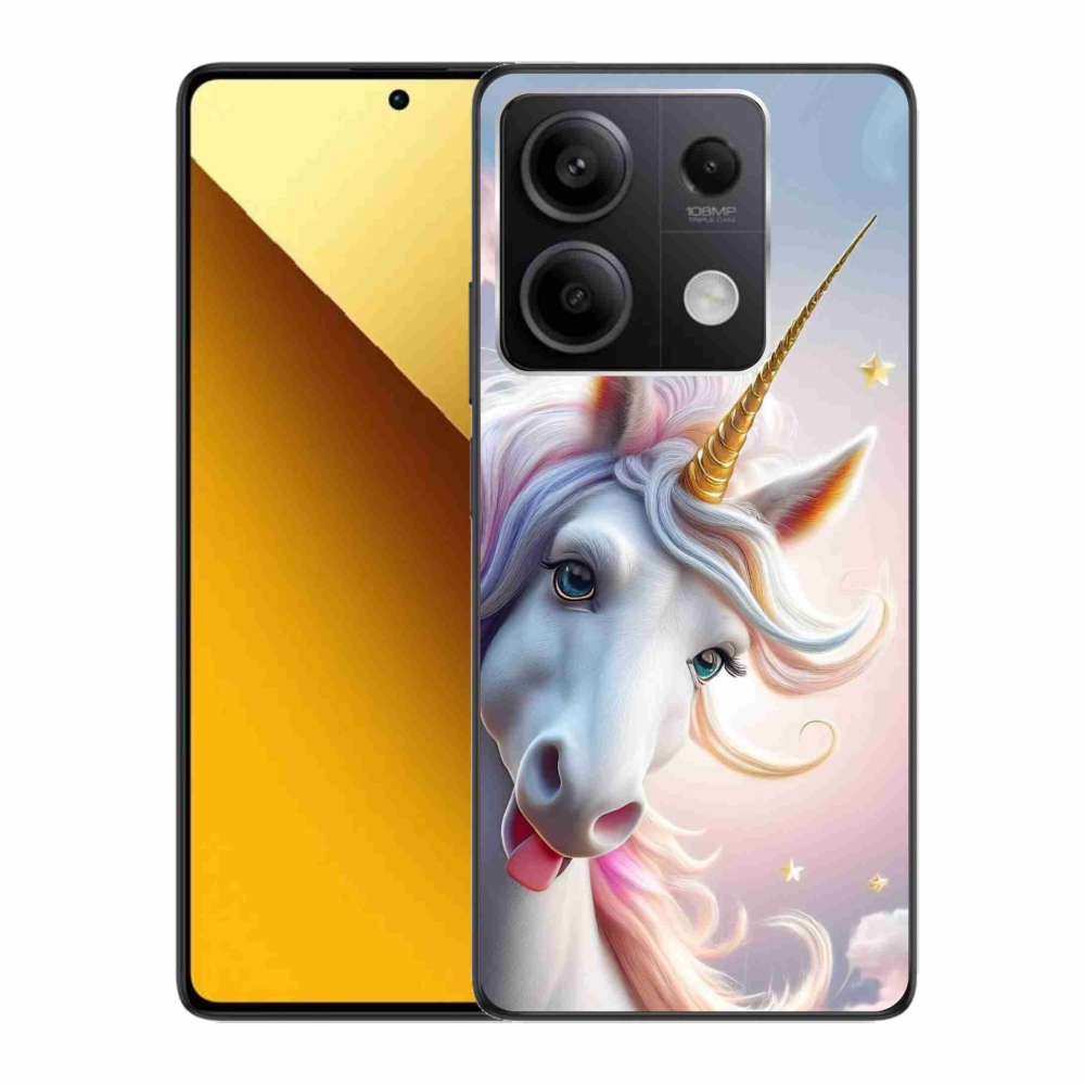 Gélový kryt mmCase na Xiaomi Redmi Note 13 5G - veselý jednorožec