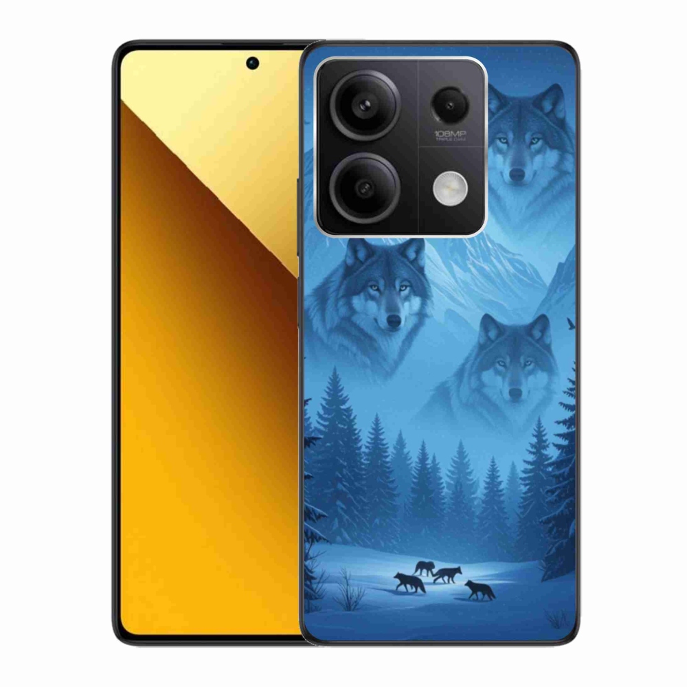 Gélový kryt mmCase na Xiaomi Redmi Note 13 5G - vlčia svorka