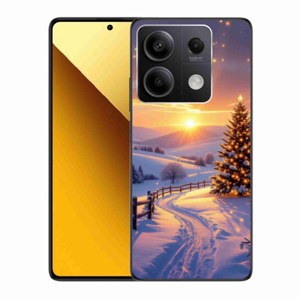 Gélový kryt mmCase na Xiaomi Redmi Note 13 5G - zimná krajina