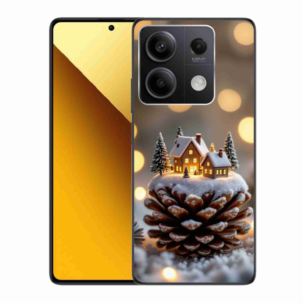 Gélový kryt mmCase na Xiaomi Redmi Note 13 5G - zimná dedinka