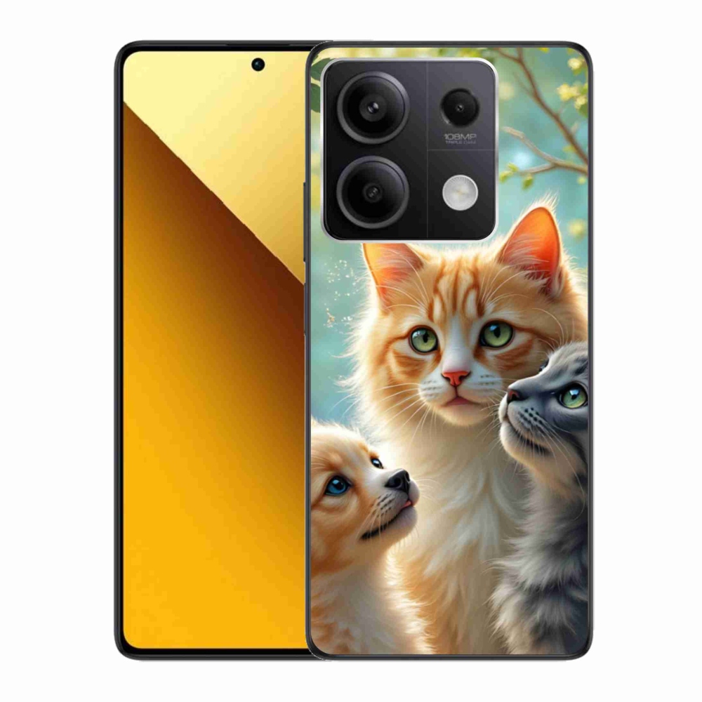 Gélový kryt mmCase na Xiaomi Redmi Note 13 5G - zvieracie priateľstvo 2