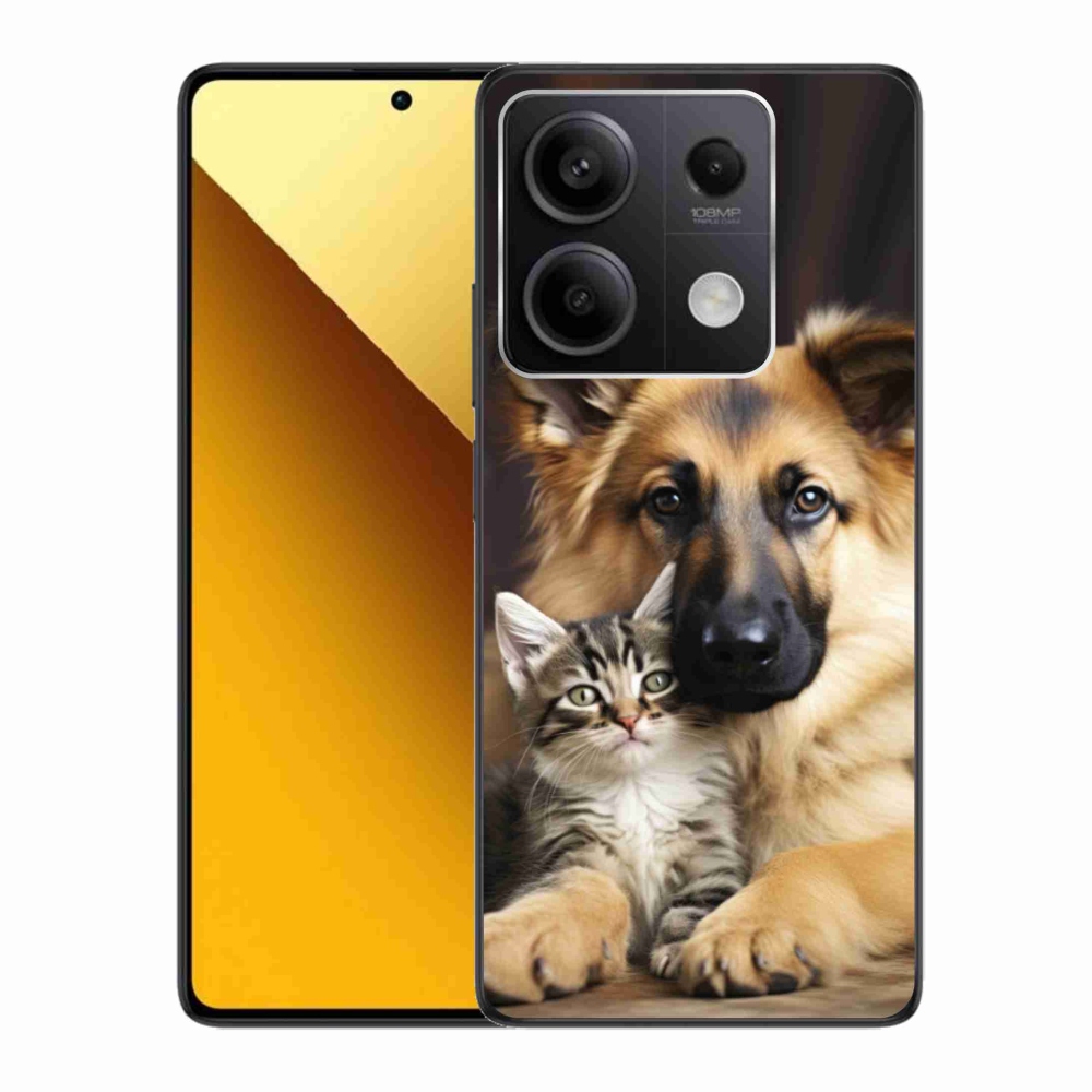 Gélový kryt mmCase na Xiaomi Redmi Note 13 5G - zvieracie priateľstvo