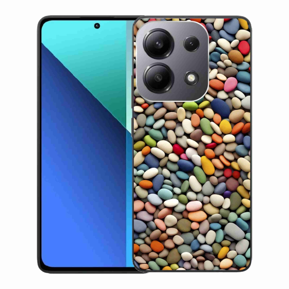Gélový kryt mmCase na Xiaomi Redmi Note 13 - farebné kamienky 2